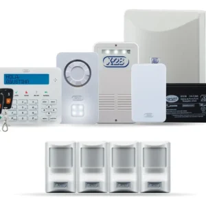 Kit Alarma Domiciliaria X-28 Full 8 Zonas Celular Luz Emerg